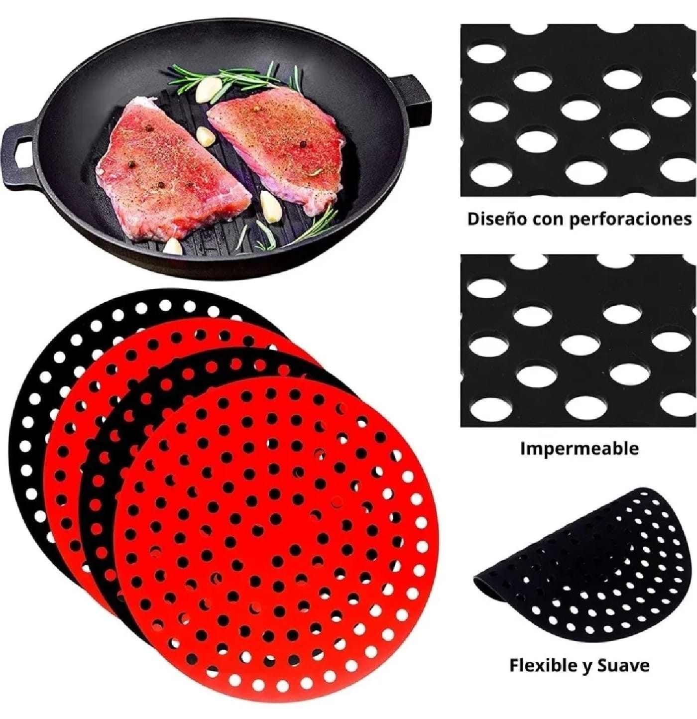 Miniatura 4 de Protector en silicona para freidora x 1